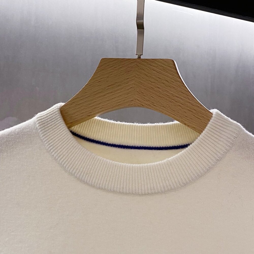 Burberry White Classical Pattern Sweaters - image 7